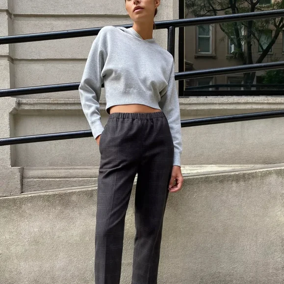 Aritzia Group by Babaton Jimmy Pant Plaid Sz S - Picture 3 of 11